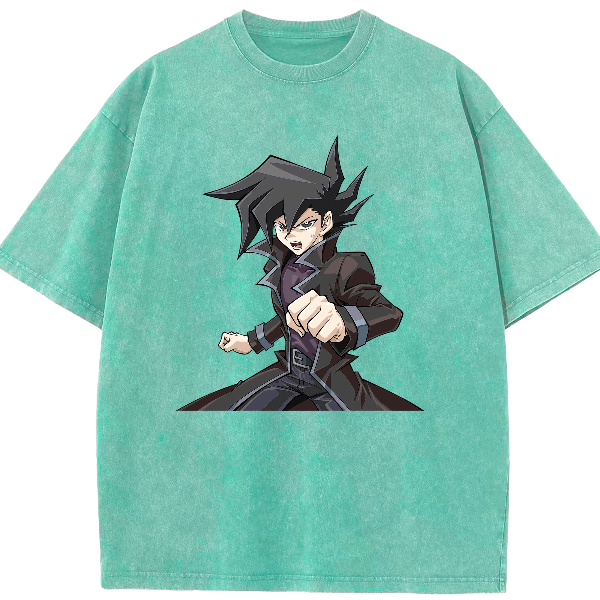 （画像用） 遊☆戯☆王 Yu-Gi-Oh! 綿100% ヴィンテージ風 半袖Tシャツ（フロントプリント）
